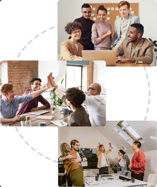 Agency teams collaborating on client stores
