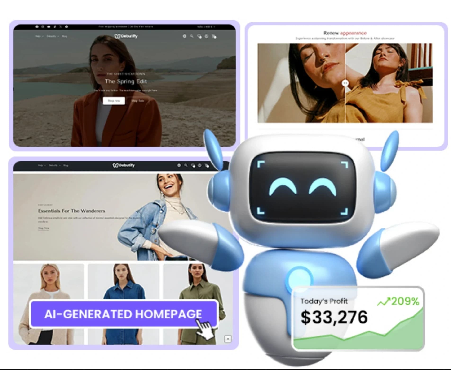 AI-Generated Homepage