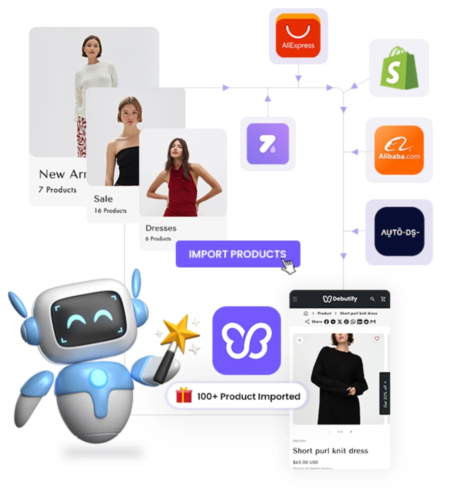 AI One-Click Product Import