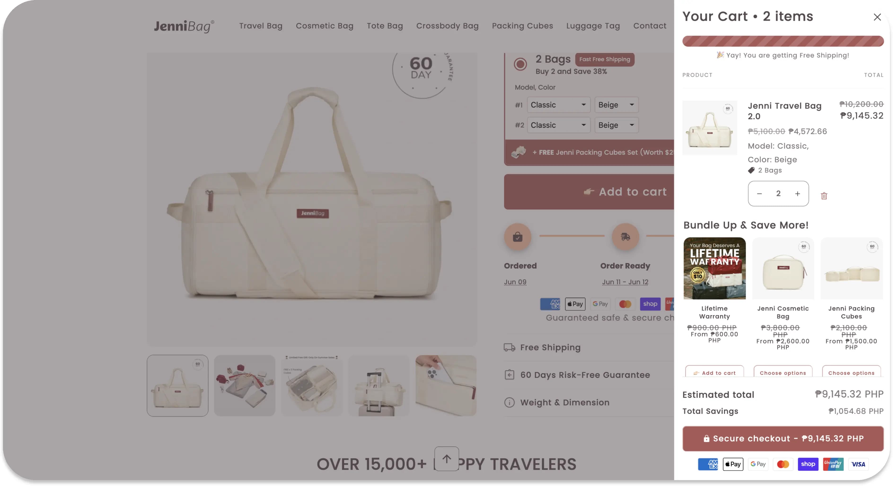 JenniBag cart