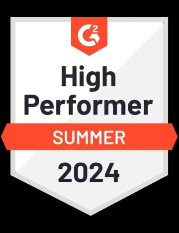 G2 award badge for Debutify