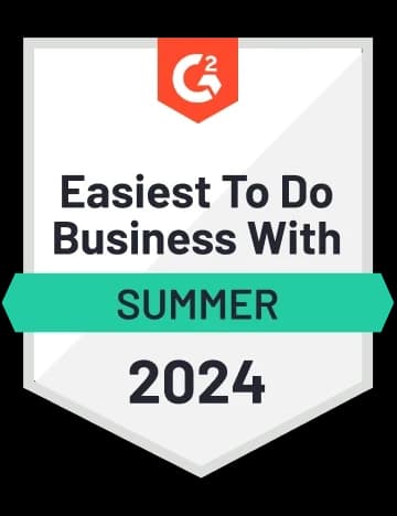 G2 award badge for Debutify