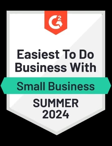 G2 award badge for Debutify