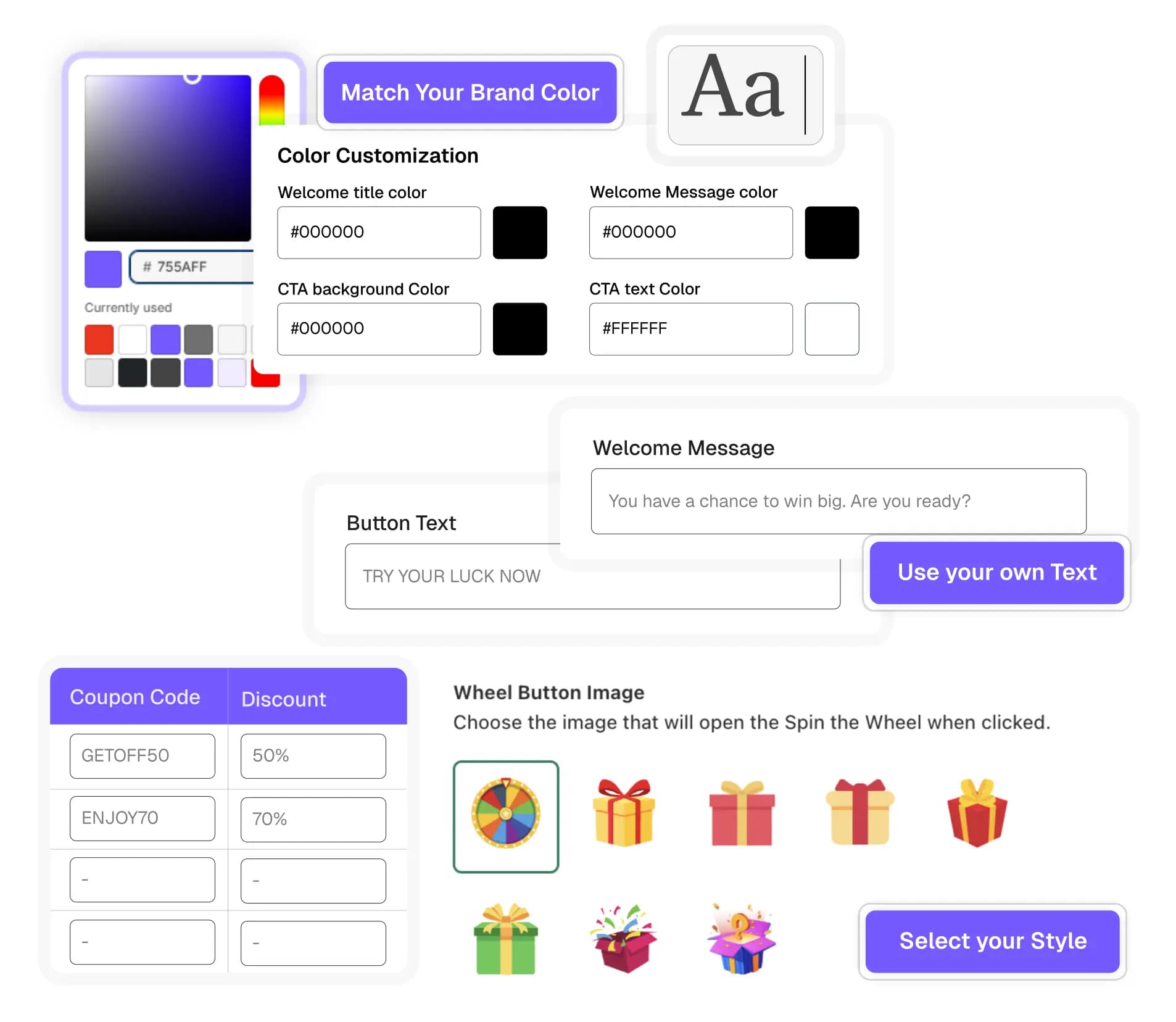 Customizable Design & Rewards