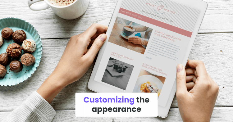 Customizing the appearance