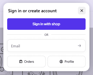 Account Modal