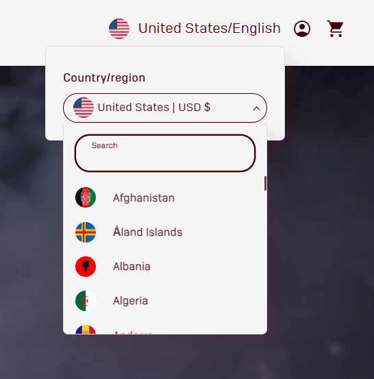 Country Selector