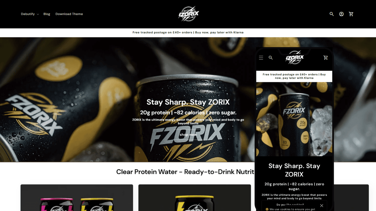 Debutify Zorix theme