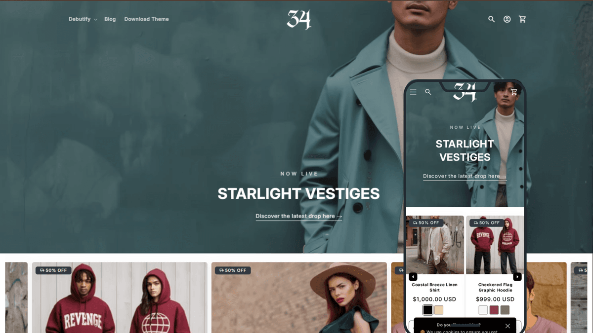 Debutify 34 theme