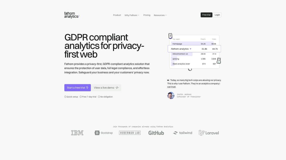 Fathom Analytics