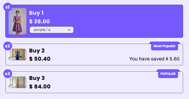 Quantity Breaks