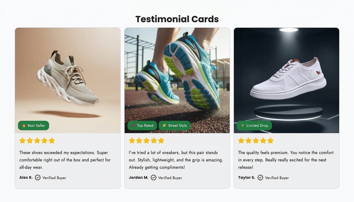 Testimonials Card