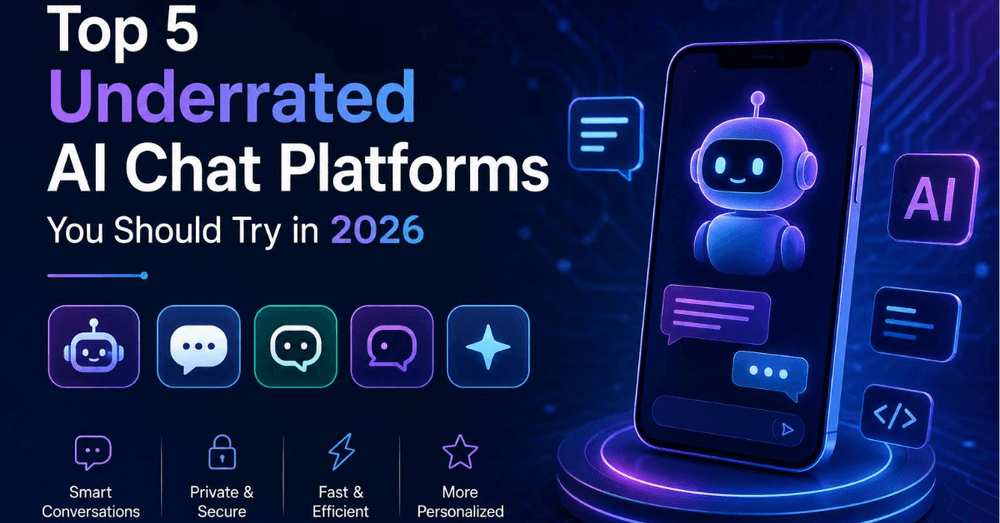 Top 5 Underrated AI Chat Platforms You Should Try in 2026