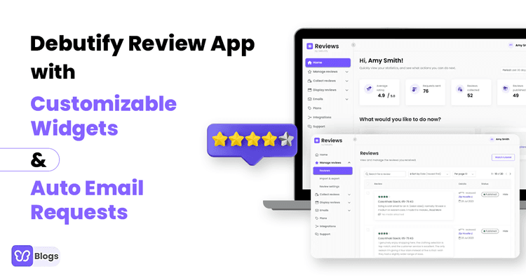 Debutify Review App with Customizable Widgets & Auto Email Requests