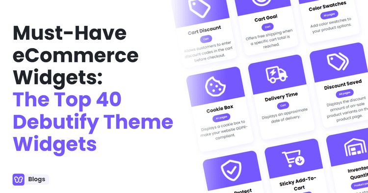 ecommerce widgets