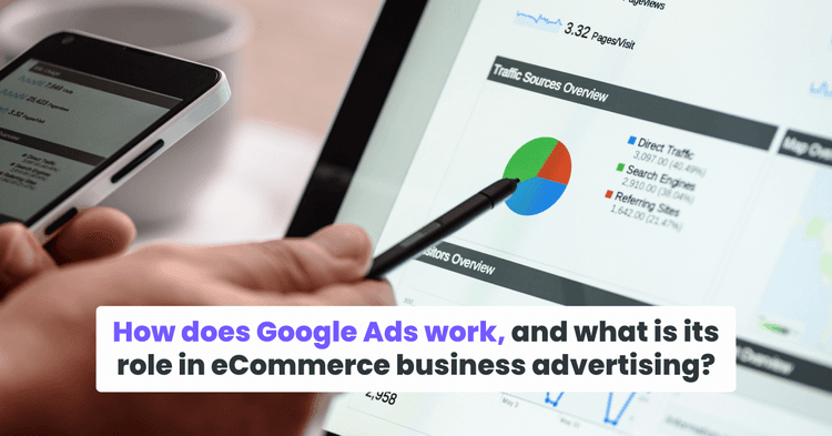 How does Google Ads work, and what is its role in eCommerce business advertising?