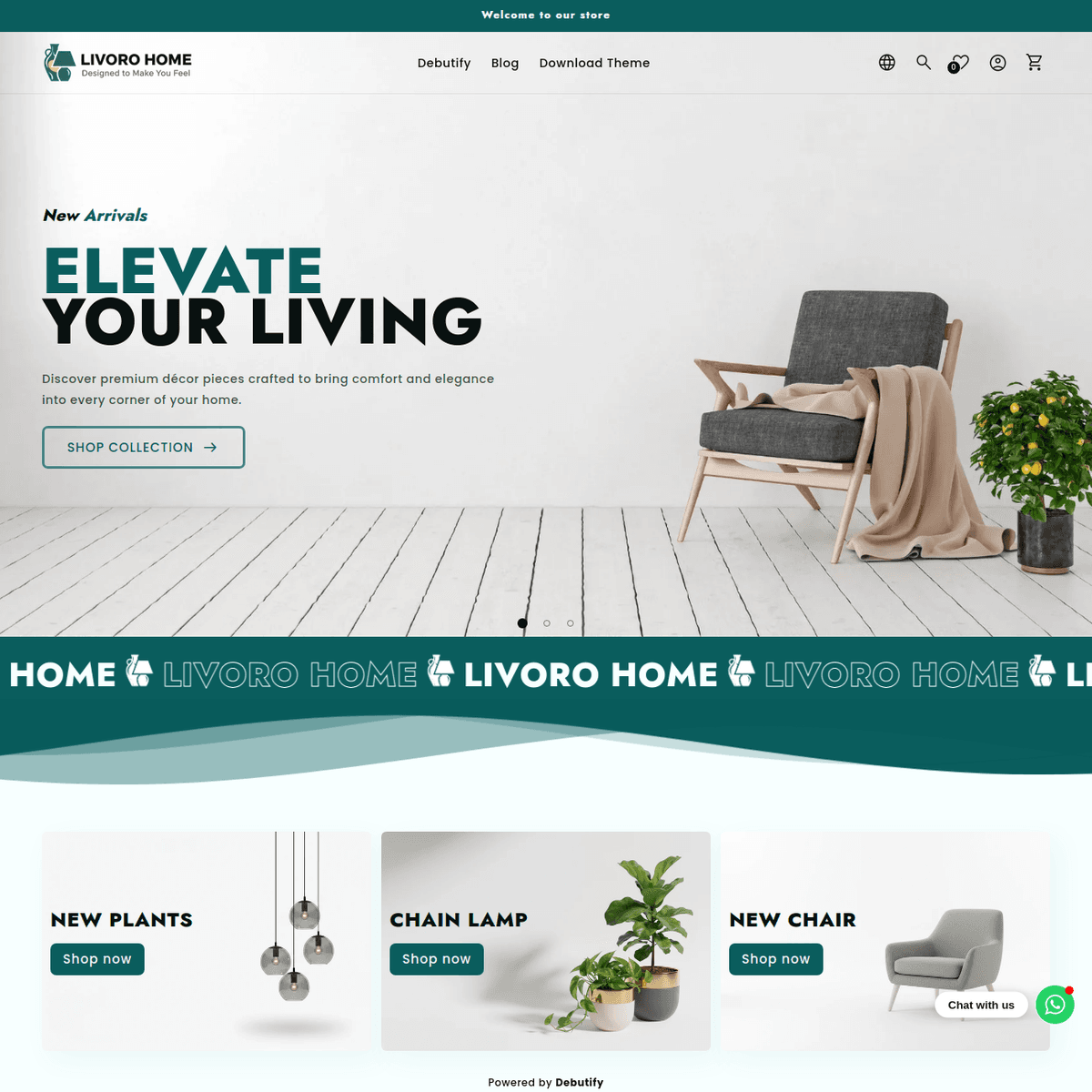 Debutify Home & Decor Desktop