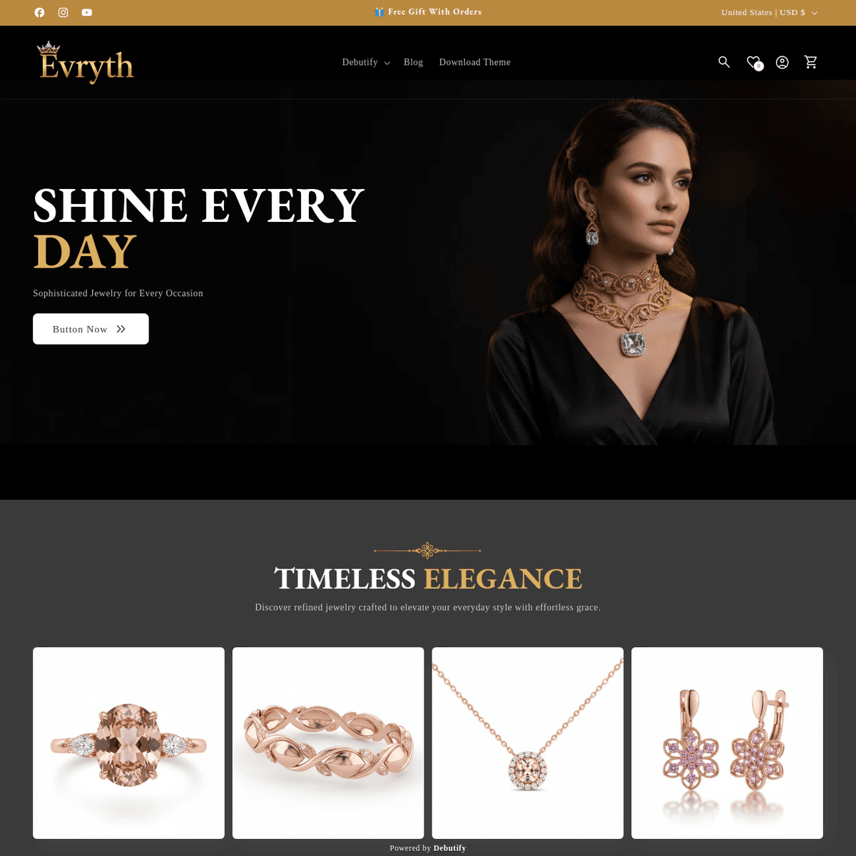 Debutify Jewellery Desktop