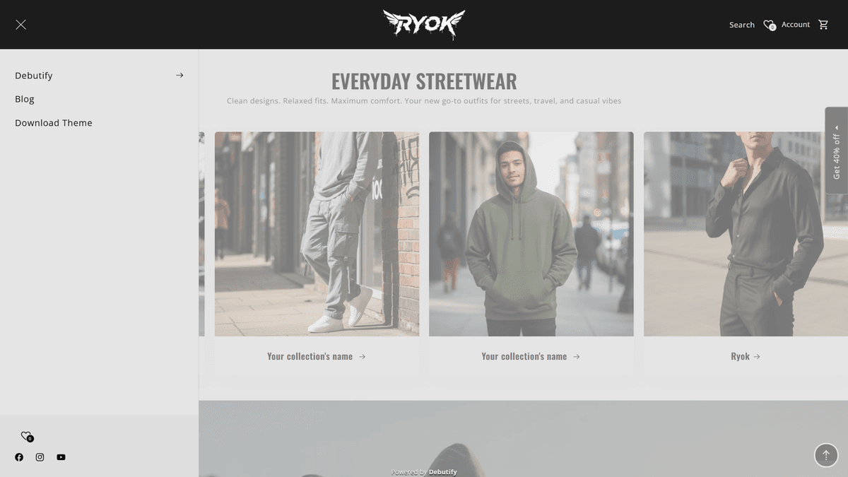 Features for Streetwear stores