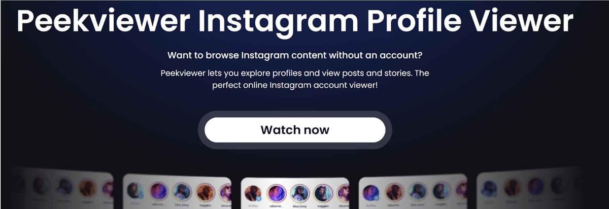Instagram Profile Without Logging