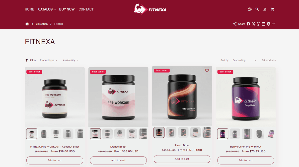 Product Card Thumbnail Carousel