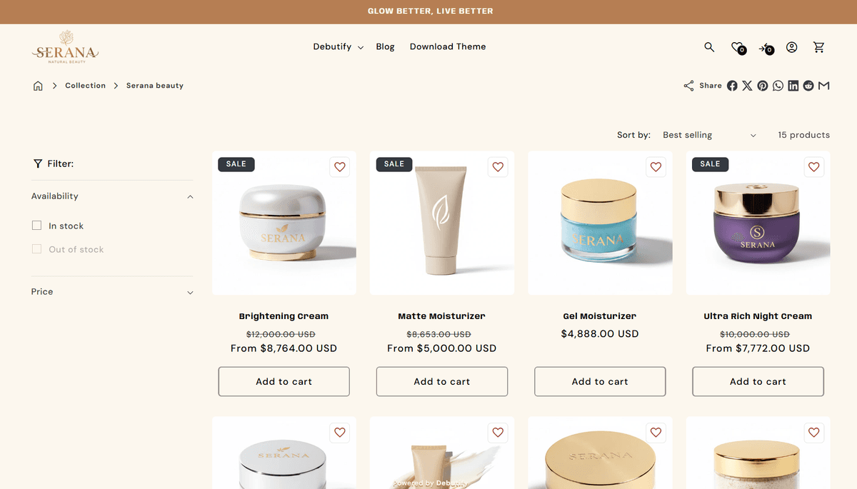 Skincare Dropshipping Stores