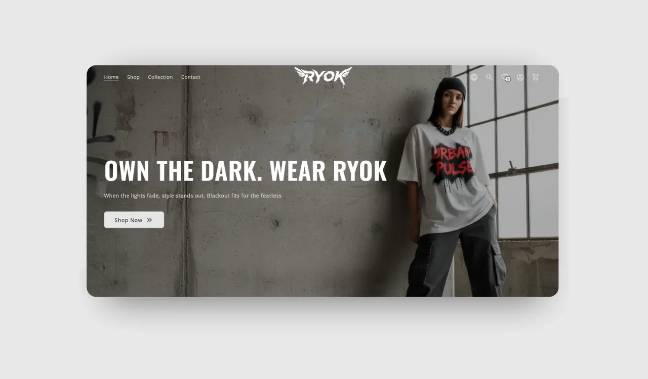 Cascading Collection & Product Enhances Visual Hierarchy