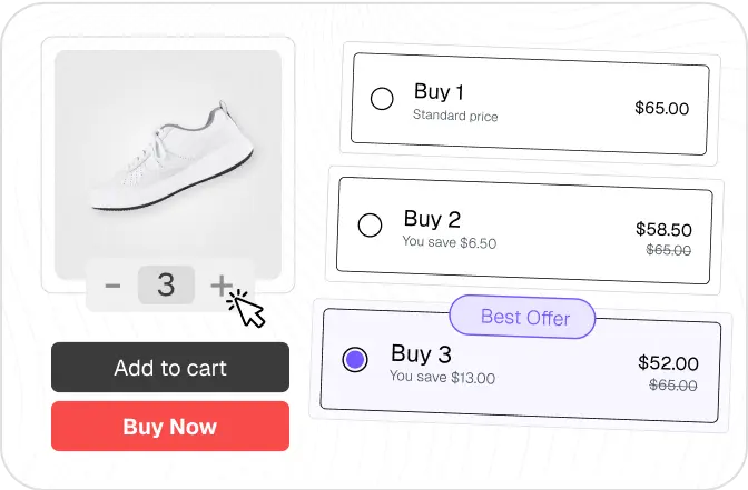 Quantity breaks